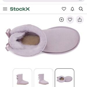 UGG Bailey Bow II Boot - Heathered Lilac (W)6 rare, and out of stock everywhere